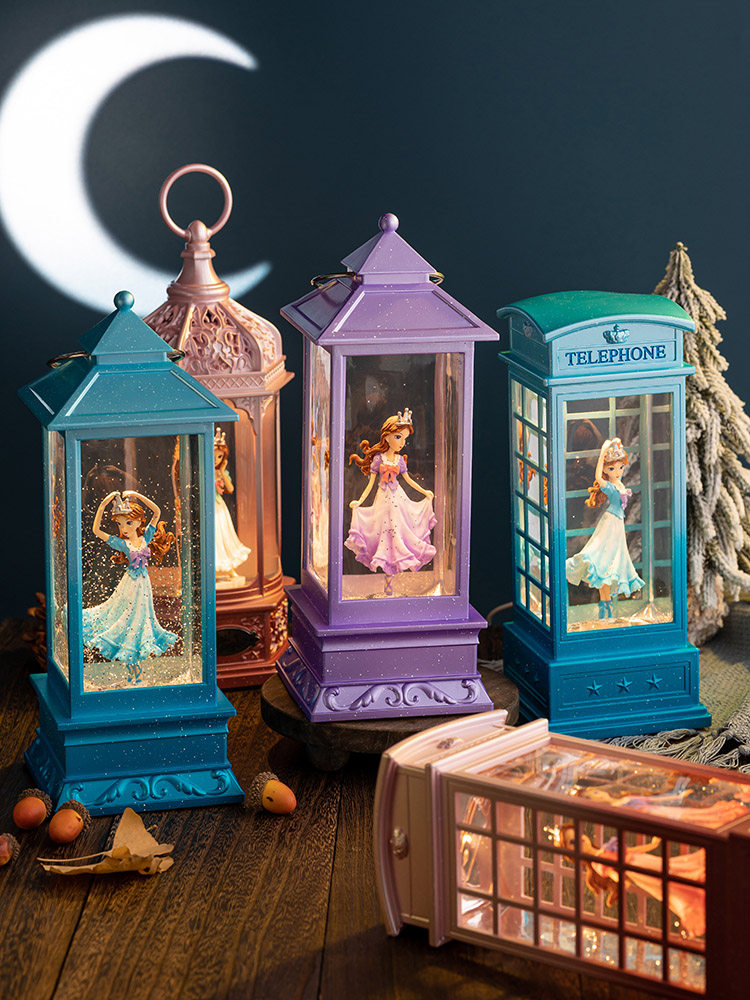 少女心梦幻高级八音盒水晶球款女生下雪的摆件女孩音乐盒生日礼物