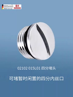 雷井水管堵塞头全铜4分6分外丝闷头堵墙上进水口管堵四六分堵头