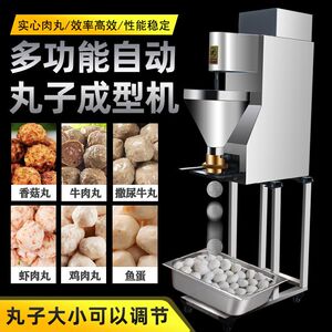 小型商用丸子机大小鱼肉丸子成型机猪牛肉丸子机蔬菜素团子机