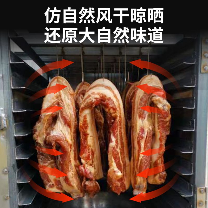 食物商用熏肉机香肠腊肠腊肉类烘干机鸡鸭鱼牛肉家用食品风干机箱