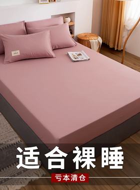 2025年新款水洗棉床笠单件防尘床罩席梦思床垫保护套全包1.5m床单