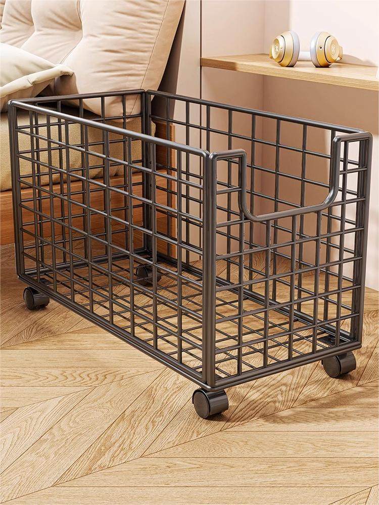 瑜伽垫收纳筐家用健身运动器材收纳神器泡沫轴收纳篮筒夹缝置物架