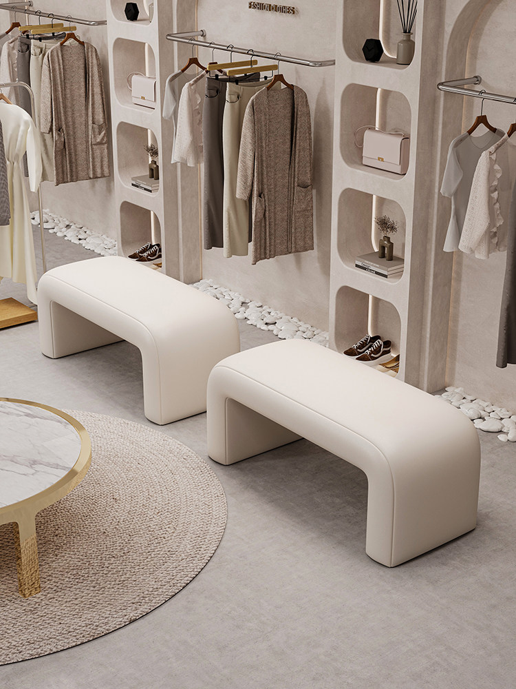 换鞋凳门口家用轻奢高级感入户穿鞋凳服装店试衣帽间沙发长条凳子,住宅家具,换鞋凳,淘宝优惠券,粉丝福利购,淘宝优惠卷
