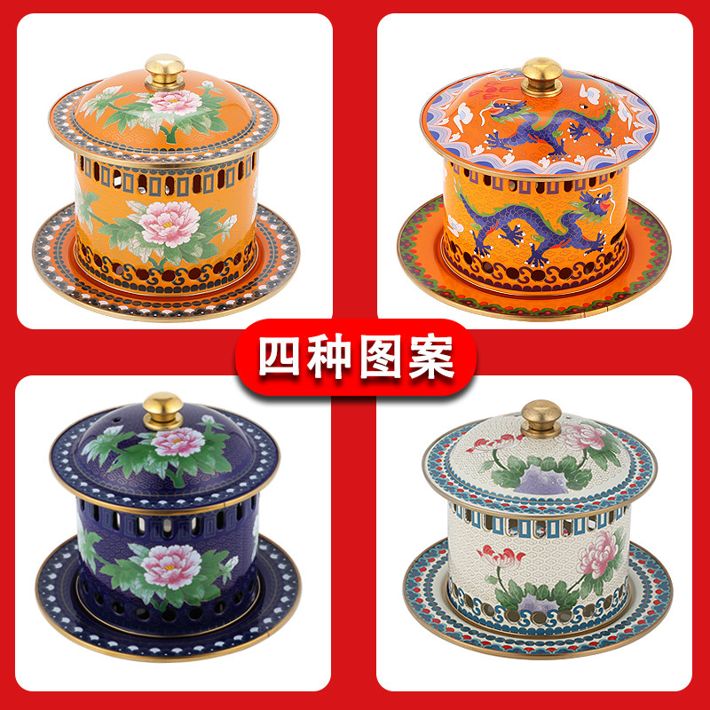 景泰蓝铜火锅纯铜加厚紫铜小火锅珐琅单人酒精炉分餐商用家用肥牛,厨房/烹饪用具,火锅,淘宝优惠券,粉丝福利购,淘宝优惠卷