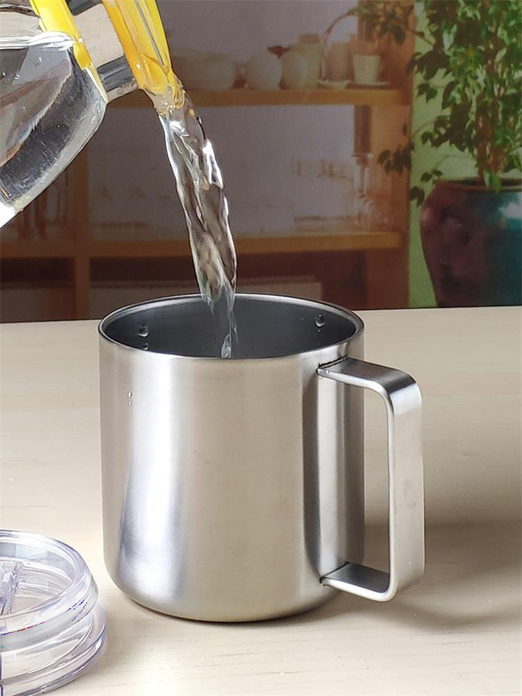 304不锈钢水杯子带把茶杯家用耐用啤酒牛奶咖啡办公室马克杯双层,餐饮具,马克杯,淘宝优惠券,粉丝福利购,淘宝优惠卷