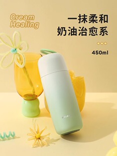 保温杯女生高颜值316不锈钢智能数显水杯子便携2024新款女士