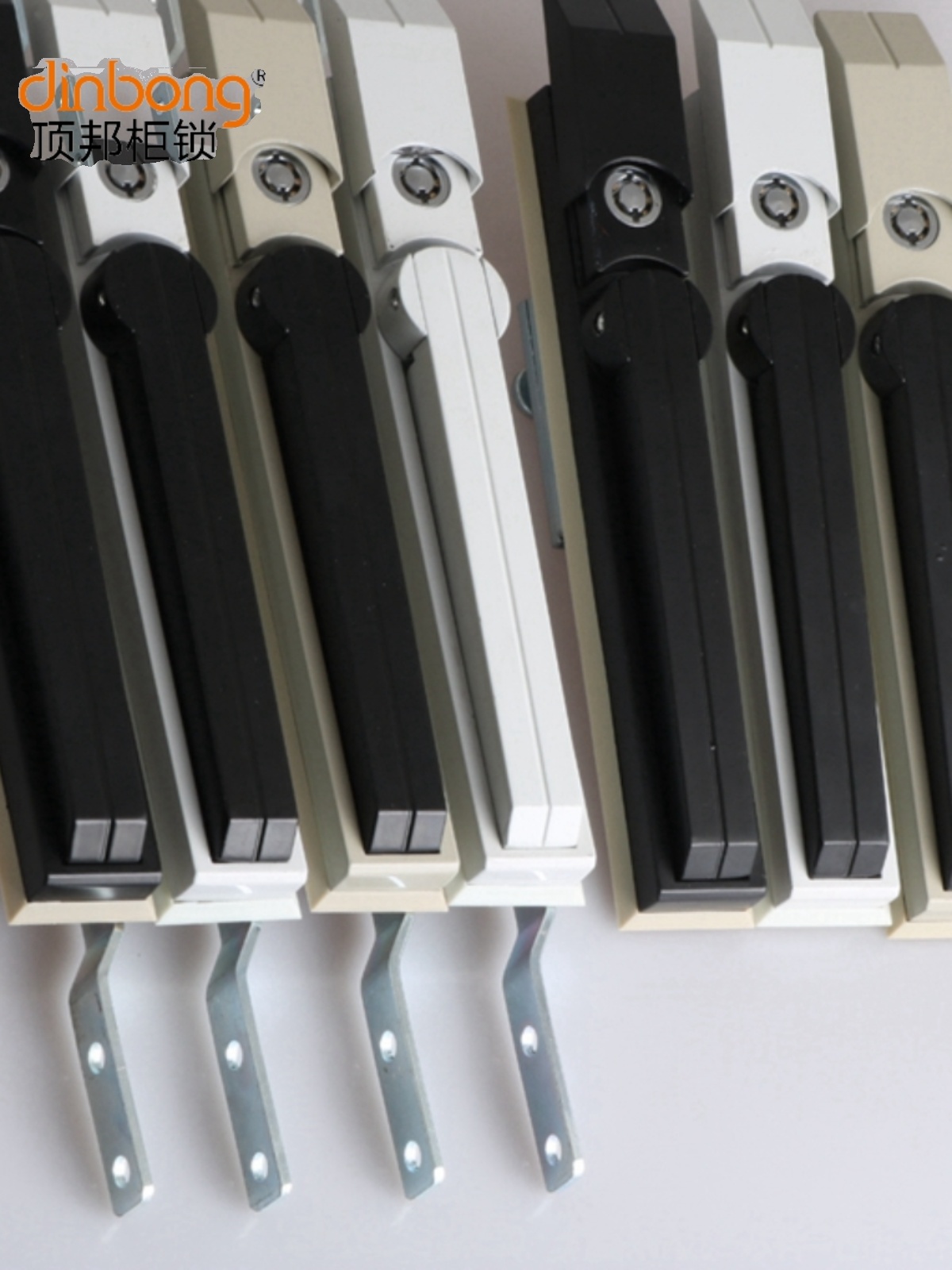 dinbong MS830天地连杆锁 配电箱 高低压开关控制柜门锁 弹子锁芯