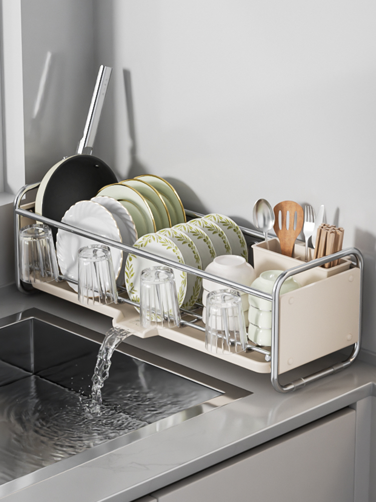 厨房碗架沥水架碗柜置物架家用台面多功能放碗盘碗筷碗碟收纳架盒