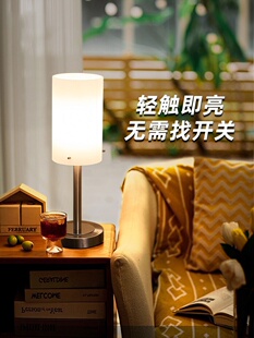 德国柏曼卧室护眼床头灯现代简约柜灯可调光触摸台灯氛围装饰灯具