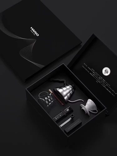 HARIO手冲咖啡生日新年礼盒套装分享壶家用磨豆机滴滤式陶瓷滤杯