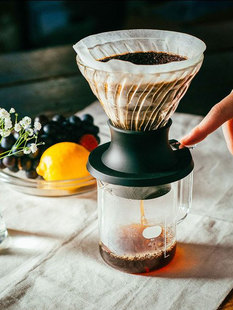 HARIO粕谷哲日本玻璃聪明杯v60滤杯滤纸手冲咖啡分享壶滴漏咖啡杯