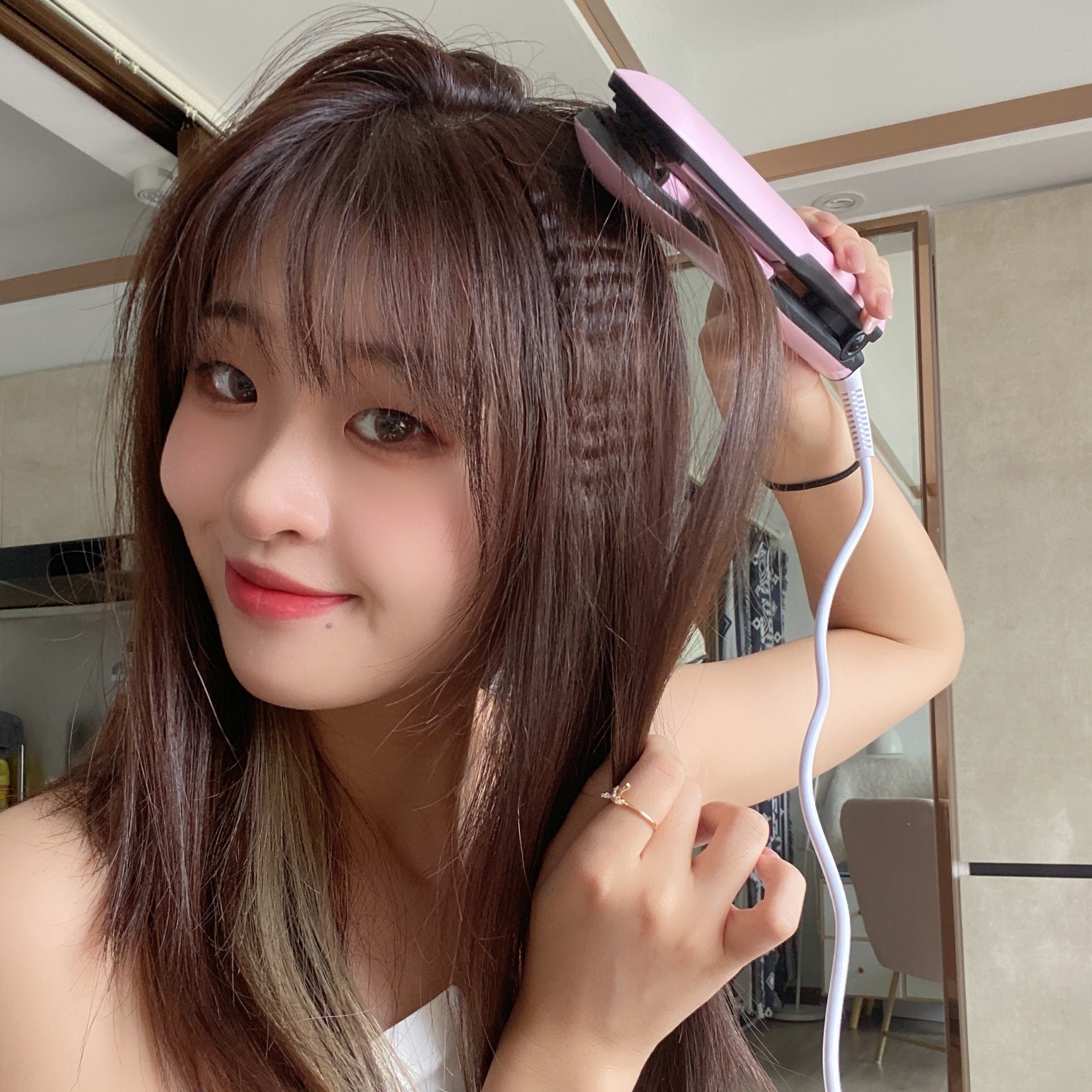 玉米烫夹板蓬松垫发根玉米须烫高颅顶内蓬神器不伤发卷发棒女家用