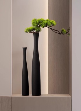 中式轻奢高级感花瓶摆件客厅插花玄关桌面电视柜餐厅家居装饰品