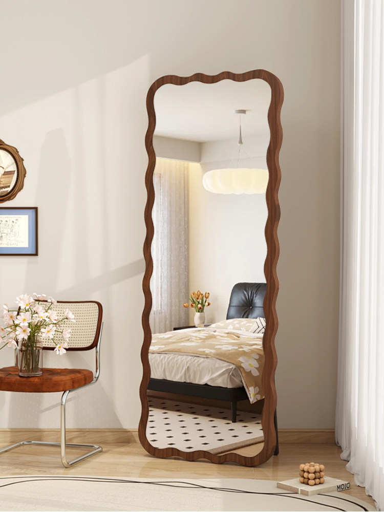 中古全身镜家用落地镜网红异形镜壁挂高级感穿衣镜女生试衣大镜子,住宅家具,穿衣镜,淘宝优惠券,粉丝福利购,淘宝优惠卷