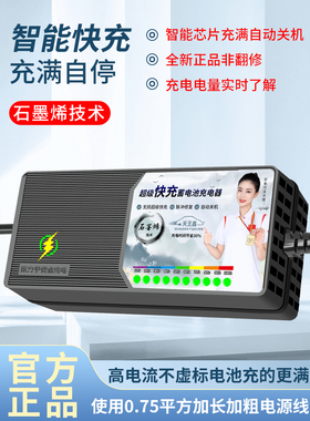 电动三轮车大功率电瓶充电器60V50AH60AH48V40AH72V宗申金彭通用