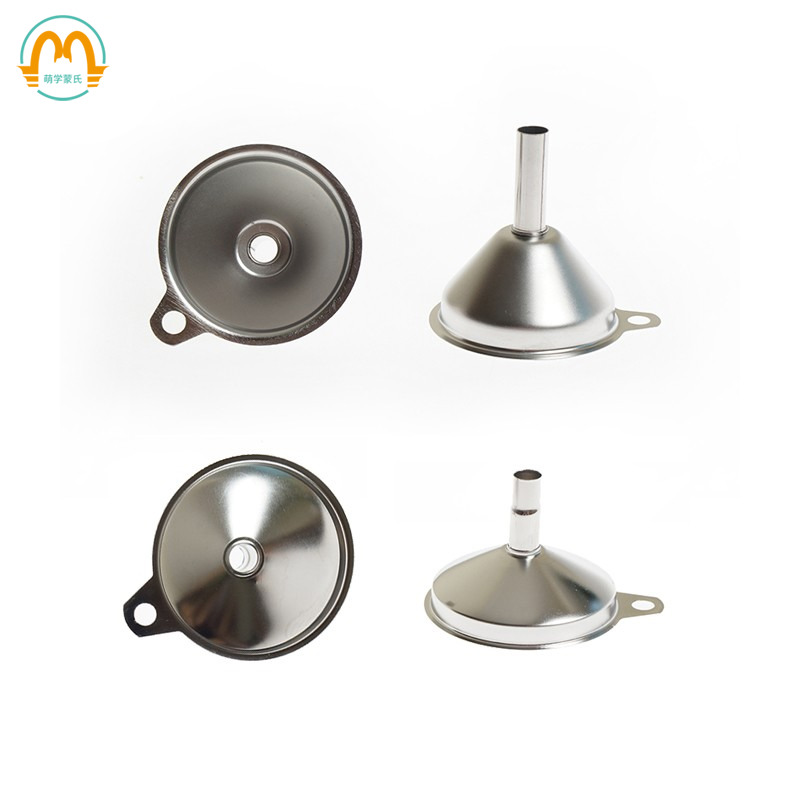 萌学蒙氏插花倒水小漏斗304不锈钢迷你漏斗儿童5.6cm直径漏斗教具