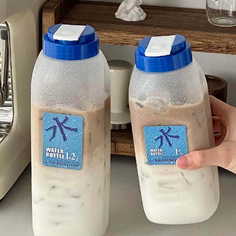 冷水壶食品级冷冻杯防漏夏季咖啡杯可放冰箱家用外带可携式大容量