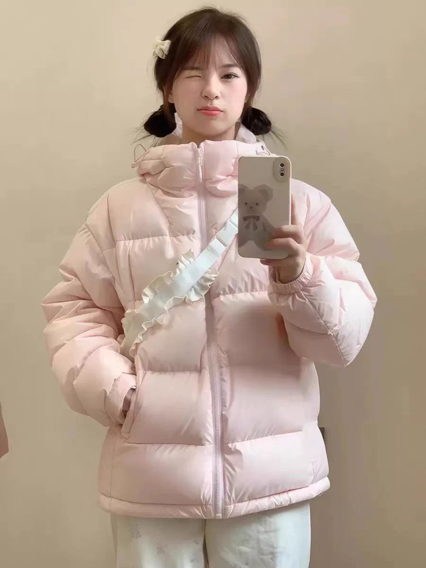 超好看冬季羽绒棉服女短款外套2025新款小个子学生韩系棉衣棉袄冬