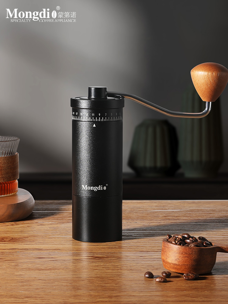 Mongdio手摇磨豆机手磨咖啡机磨豆机手摇咖啡研磨机咖啡豆研磨机