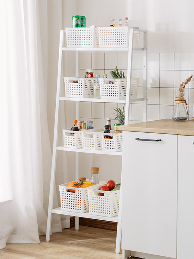 卧室置物架落地多层阳台架子铁艺书架客厅储物北欧厨房杂物收纳架