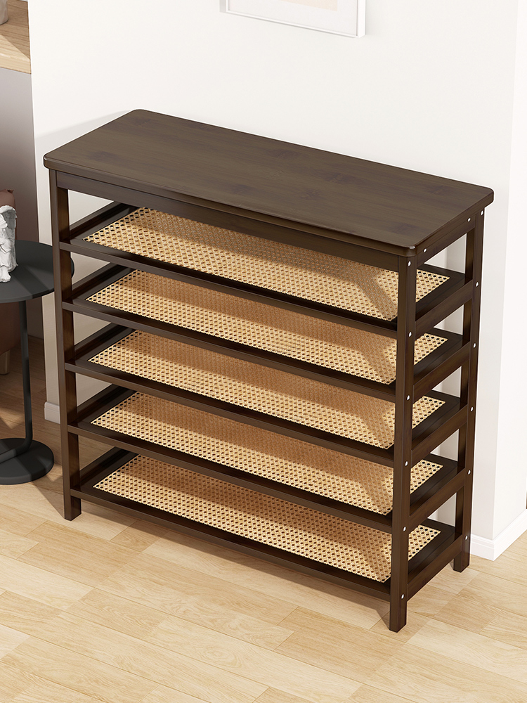 鞋架家用门口多层2025新款爆款换鞋凳收纳神器省空间非全实木鞋柜