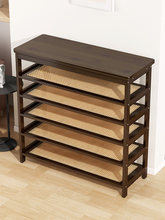 鞋架家用门口多层2025新款爆款换鞋凳收纳神器省空间非全实木鞋柜