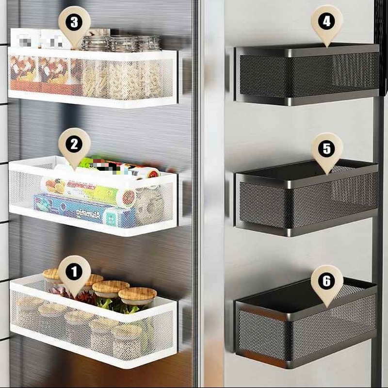 冰箱贴磁吸收纳盒2025新款置物架装饰洞洞板