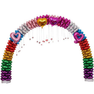 开业大吉气球拱门支架庆典可拆卸架子底座造型婚礼现场装饰杆套餐