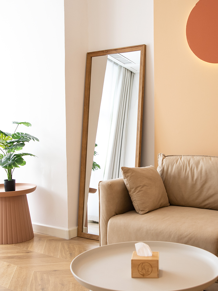 网红ins全身镜落地镜家用壁挂移动穿衣镜客厅少女服装店试衣镜子