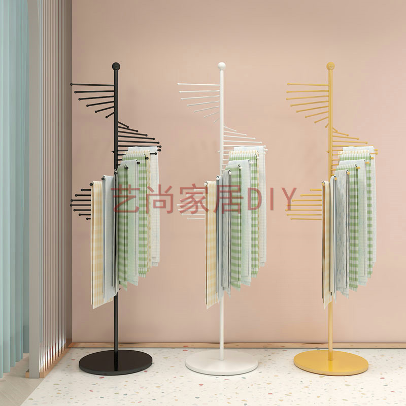 铁艺围巾架 丝巾展示架 落地围巾架子挂围脖货架多功能收纳服装店,商业/办公家具,服装展示架,淘宝优惠券,粉丝福利购,淘宝优惠卷