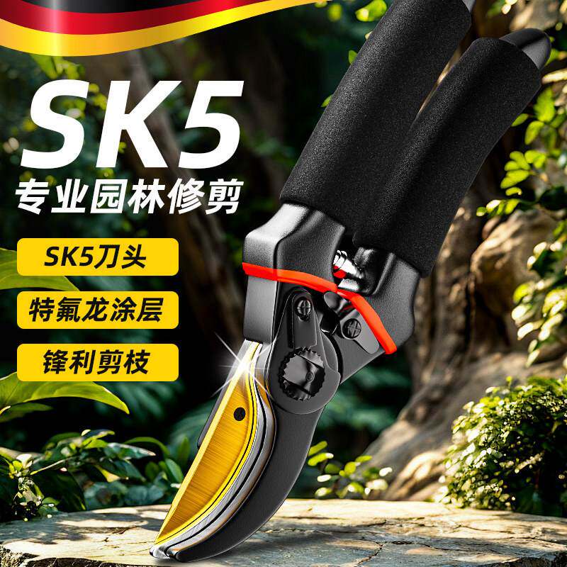 德国剪枝剪刀园林花艺修剪树枝剪刀果树剪刀粗大花剪园艺剪子工具