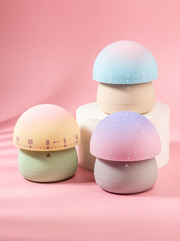 梦幻菇机械计时器学生儿童学习自律时间管理器厨房烘焙提醒器闹钟