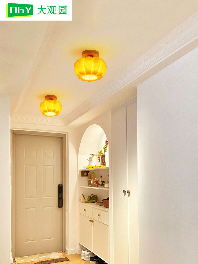 大观园通道走廊灯入口灯楼梯衣帽间灯阳台南瓜灯天花板灯522U,家装灯饰光源,厨卫/阳台/玄关/过道吸顶灯,淘宝优惠券,粉丝福利购,淘宝优惠卷