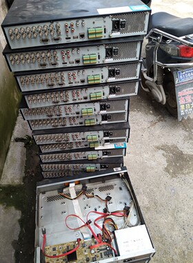 二手海康16路4盘位模拟硬盘录像机 DS-7916HW-E4 SH带萤石云远程