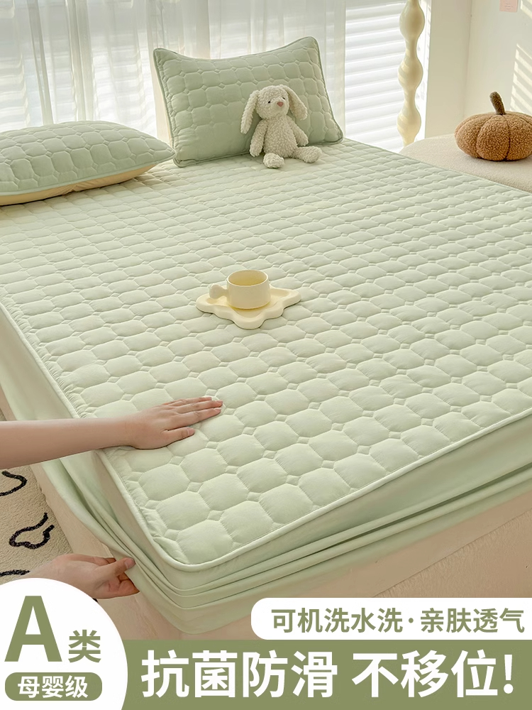 床笠罩床罩单件2025新款席梦思床垫保护罩全包防尘床单套夹棉加厚