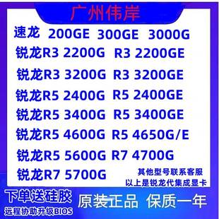 3200GE 5600G 200GE 2400GE 30000G 2200GE 3400GE 5700G