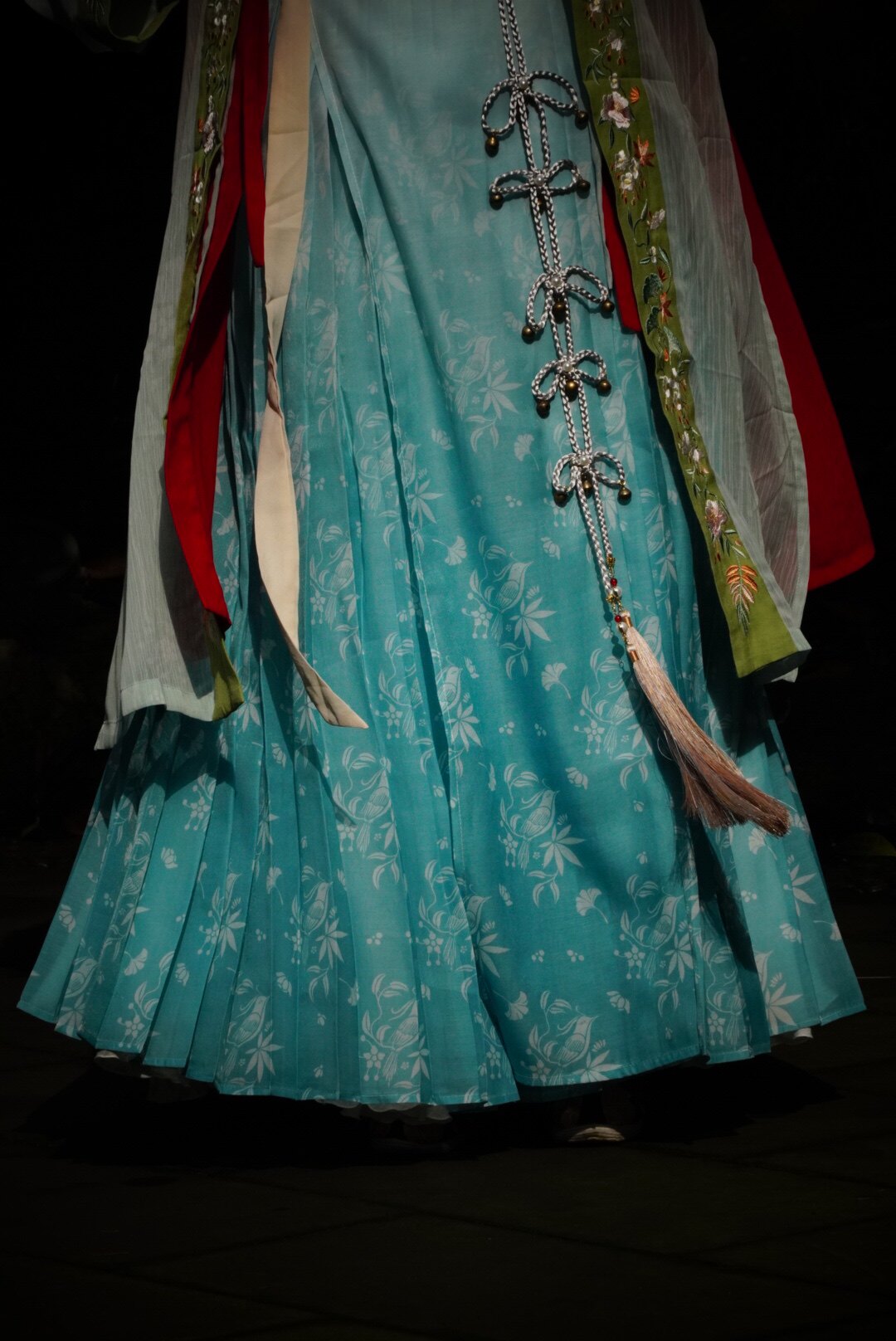 汉服宫绦酢浆草结绶带