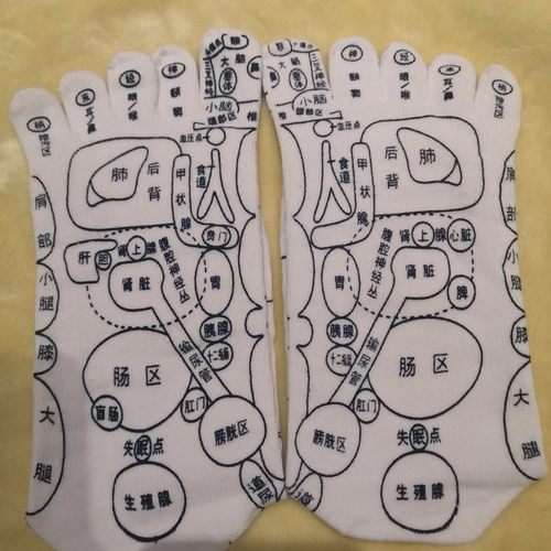 五趾反射区袜（男）