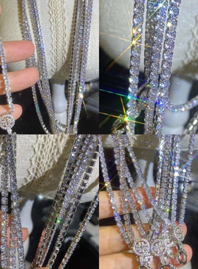 钻石项链仿真气质百搭通用扣头