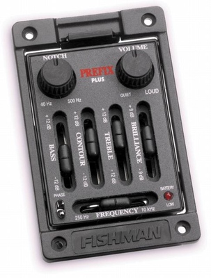 美国原装进口民谣吉他拾音器fishman不打板的plus和打板的blender