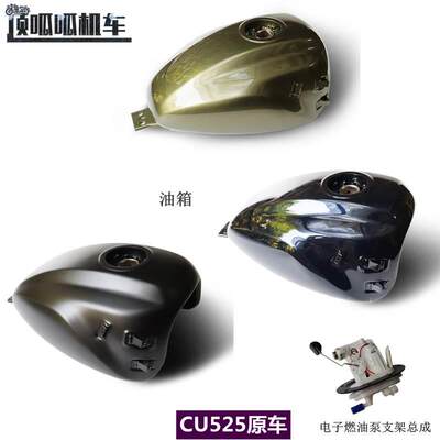 无极CU525复古太子油箱隆鑫LX500-3A电子燃油泵油壶摩托车原车件