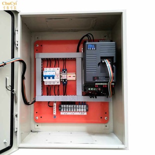 变压器调2控制箱风机电t机水泵恒频供水控制柜变频配电箱2速0