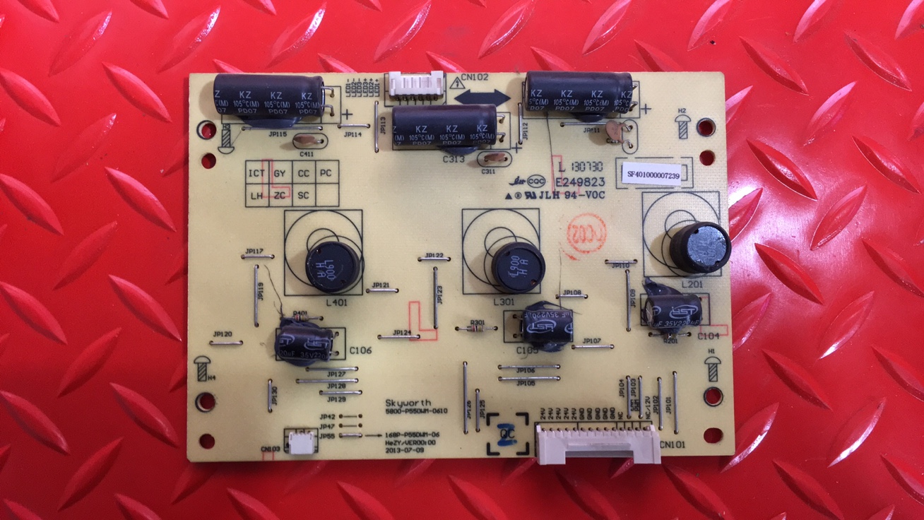 创维55E660E 55寸液晶电视电路线路恒流板168P/5800-P55DWM-0610