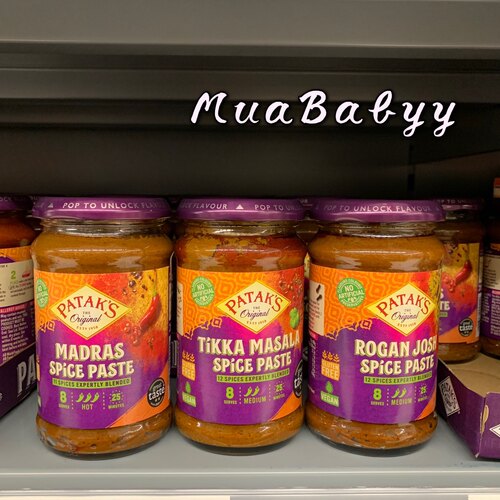 现货英国pataks辣酱283g咖喱