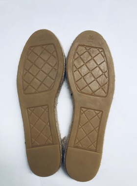 2021草编麻绳鞋底手工勾头女布鞋底渔夫鞋底