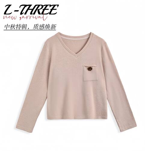 【中秋特辑】L-THREE『温柔主义』定制手工花慵懒感毛衫 L3578