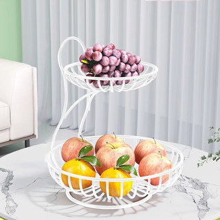 北欧轻奢陶瓷水果盘创意客厅家用水果篮下午茶糖果甜品架点心托盘