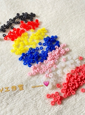 全新3D转运珠手绳专用防滑固定皮圈硅胶堵防丢diy手工配饰3mm细绳