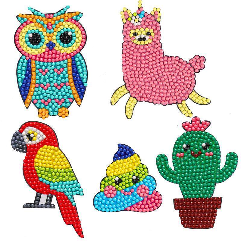 珠珠粘贴画钻石贴画2022新款儿童大尺寸手机钻石画贴贴乐动漫人物