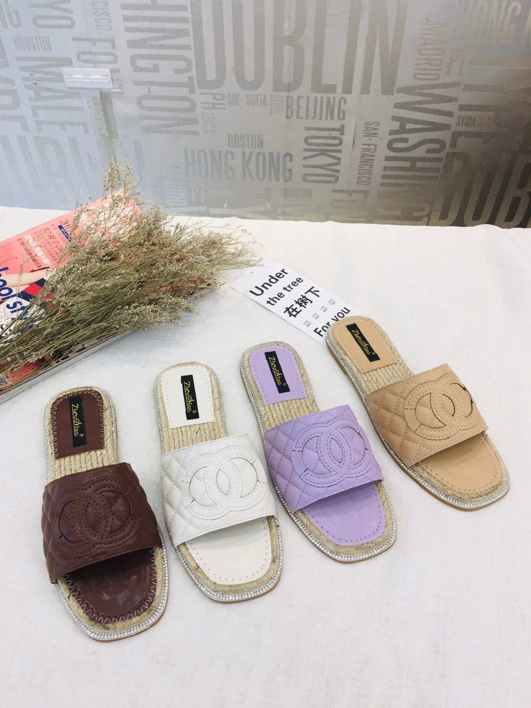 Women's summer lace up straw sandals women's fashion net red outdoor versatile Leather Sandals